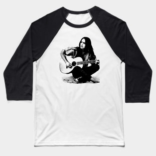 Joan Baez /// Guitar retro Baseball T-Shirt